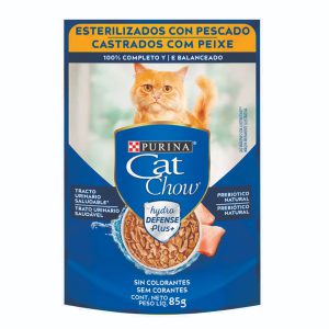 Alimento Para Gato Cat Chow Esterilizados Pescado de 85 gr