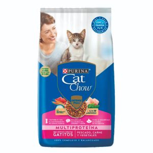 Cat Chow - Gatitos - Pescado, Carne & Vegetales