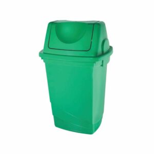 BASURERO TAPA BASCULANTE 30TLS VERDE