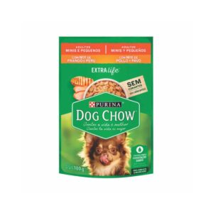 DOG CHOW Adulto Raza Pequeña Buffet PavoPollo 100g