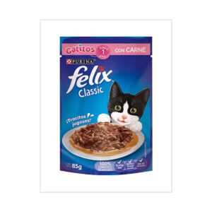 FELIX CLASSIC GATITOS CARNE 15X85G