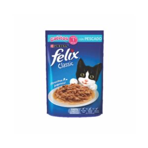 FELIX Gatitos Sensaciones Pescado en Salsa x85