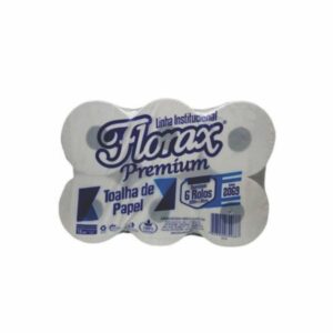 TOALLA BOBINA FLORAX PREMIUM SUPRE 6X200MTS
