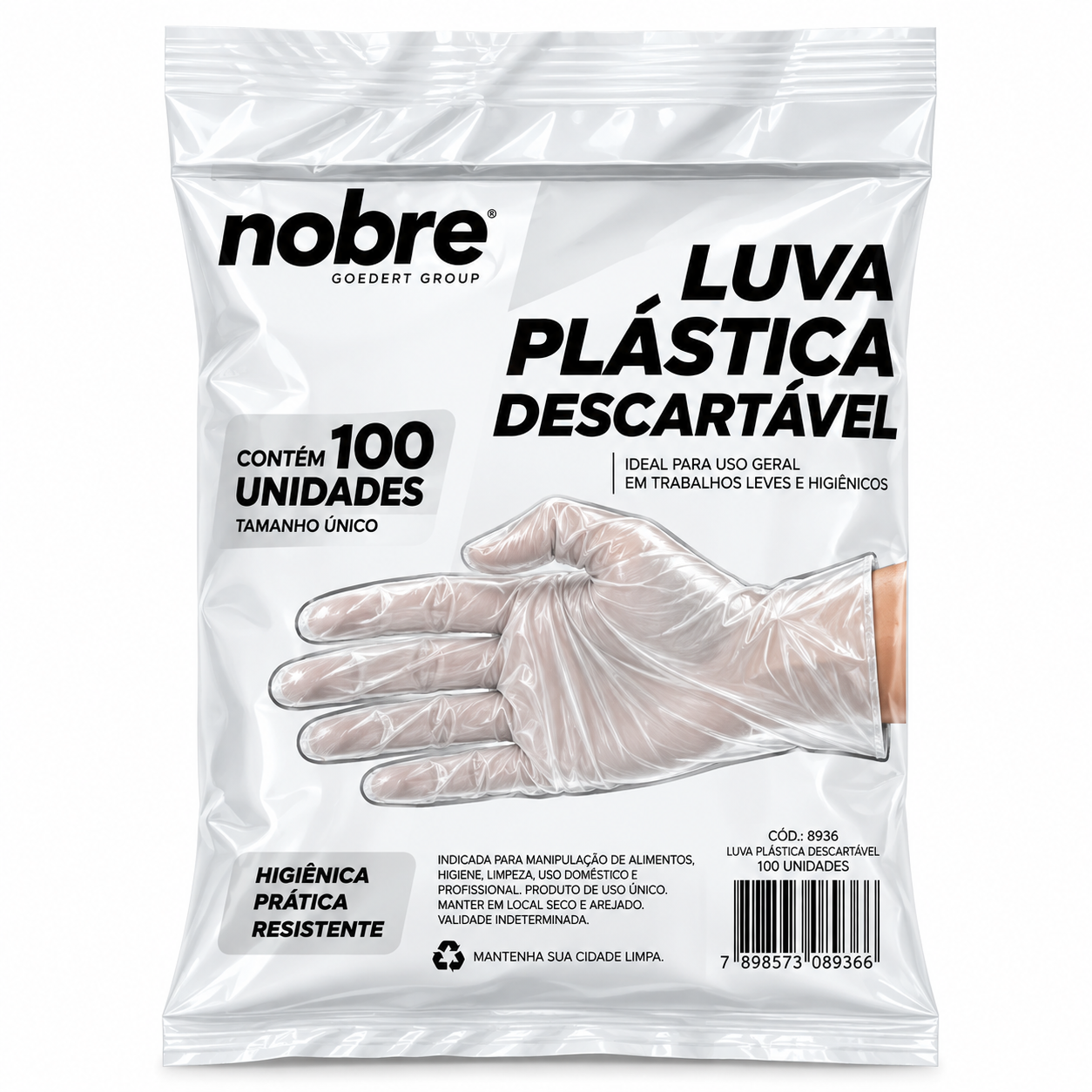 Guante Plástico Descartable "Talle único"